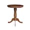 International Concepts Round 30 in Round Top Pedestal Table, 35.1 inHeight, Distressed Oak, 30 in W, 30 in L, 35.1 in H K42-30RT-6B - alternate 4